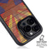 Arizona Flag Dark Wood iPhone 15 Pro Kickstand Case